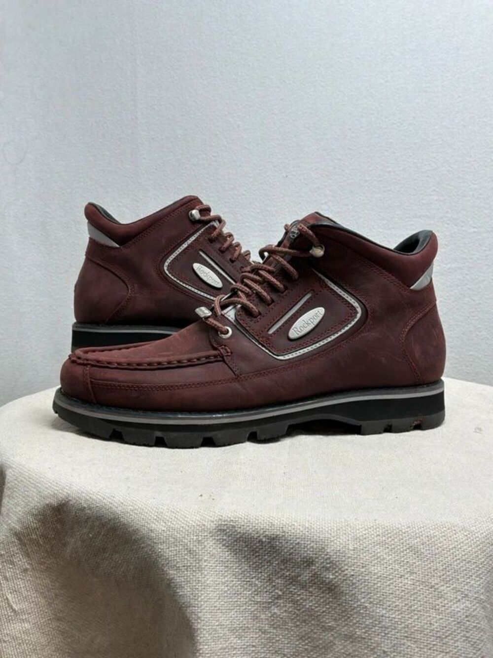 Rockport Umbwe II Waterproof Mweka CI9725 Mens Red Casual Dress Boots Size 10.5